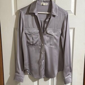 Cloth & Stone Gray Blouse